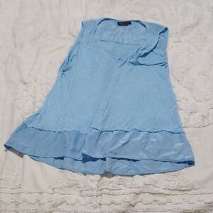 BCBGMaxAzria Sky Blue Blouse
